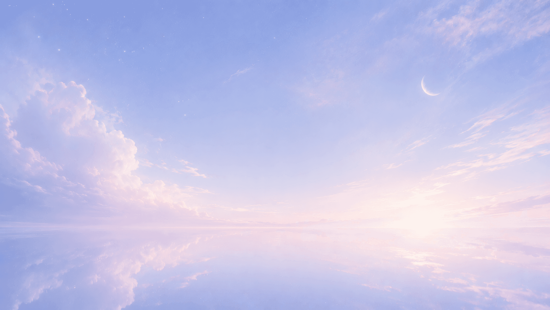 Pastel Serenity: The Ethereal Mirror wallpaper preview