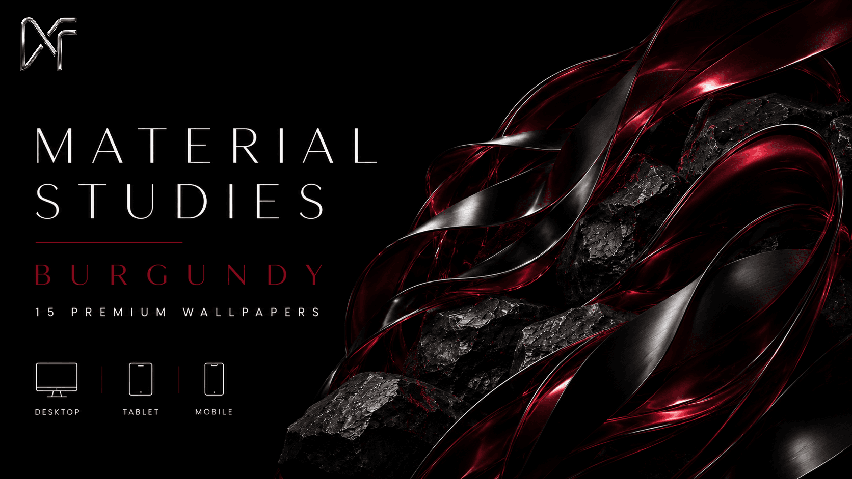 Material Studies Burgundy ー 15 Wallpapers