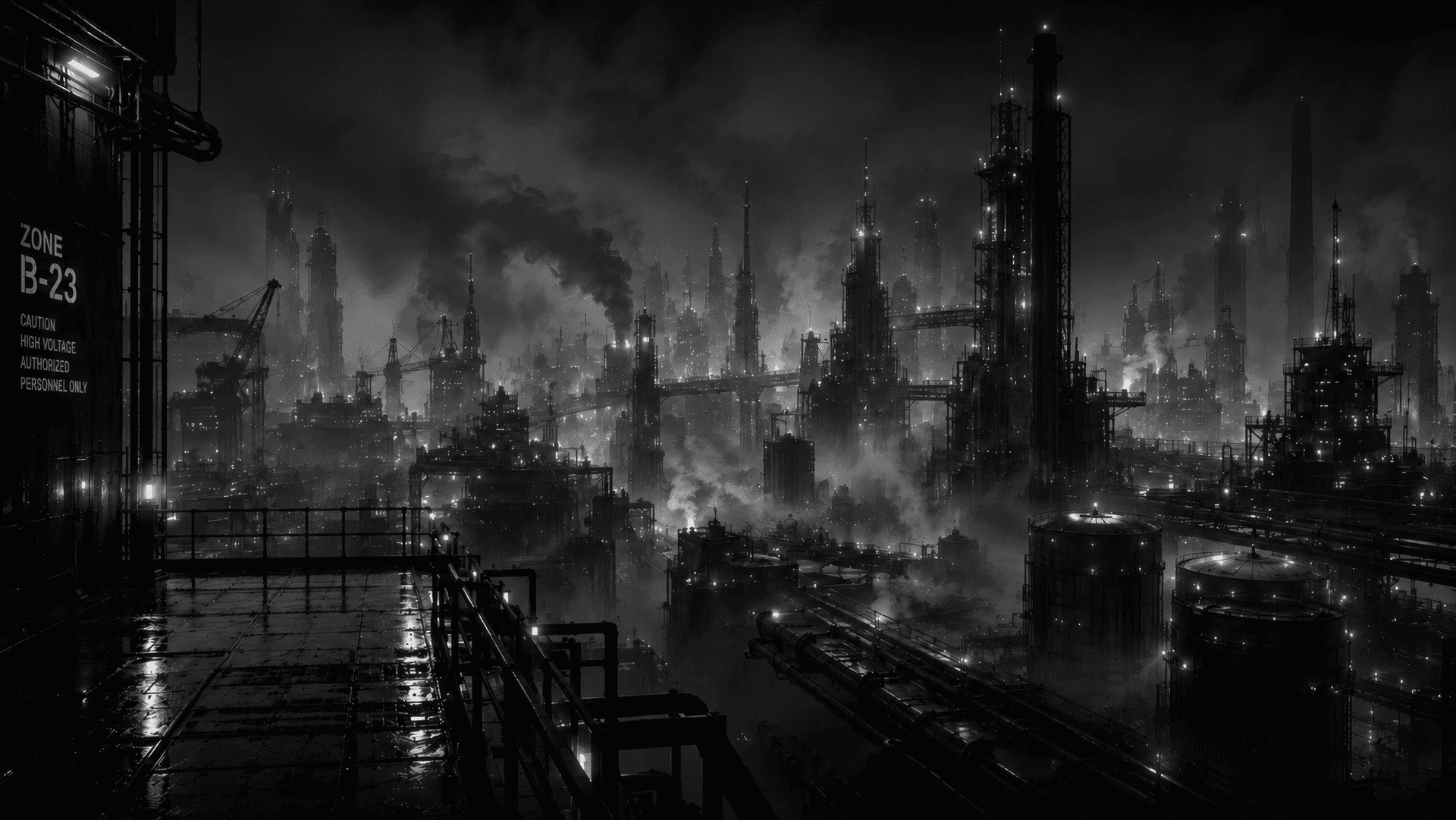 Zone B-23: The Industrial Dystopia wallpaper preview