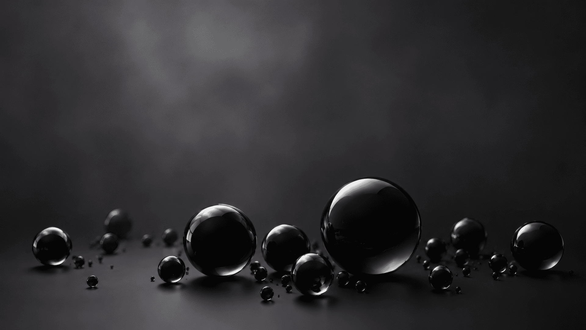 Noir Spheres: Ethereal Shadows wallpaper preview