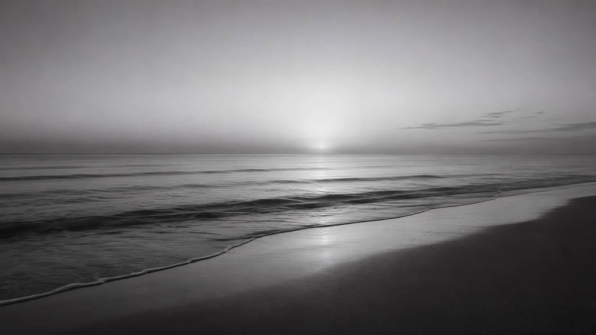 Monochrome Shoreline wallpaper preview