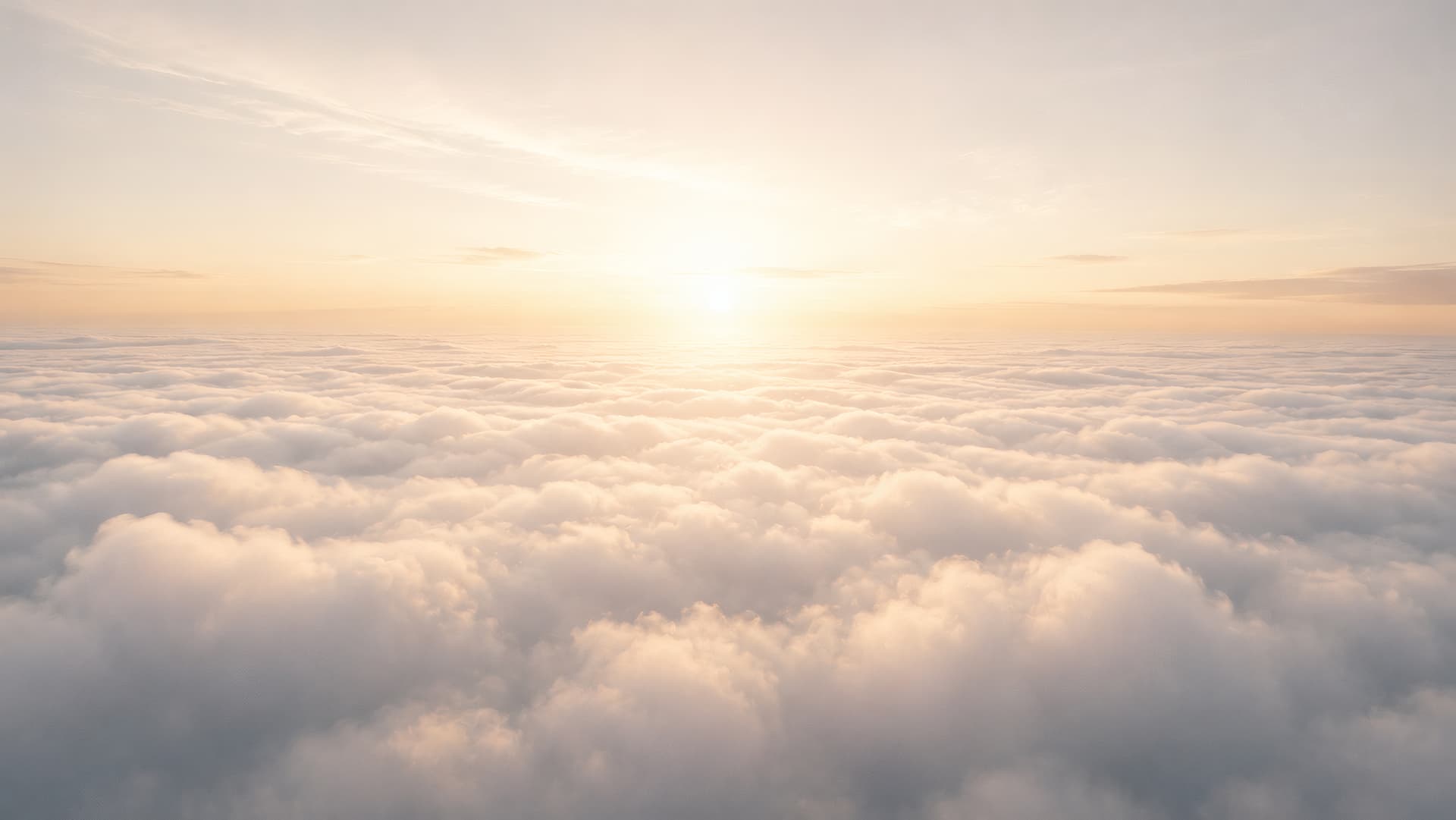 Golden Sea of Clouds wallpaper preview