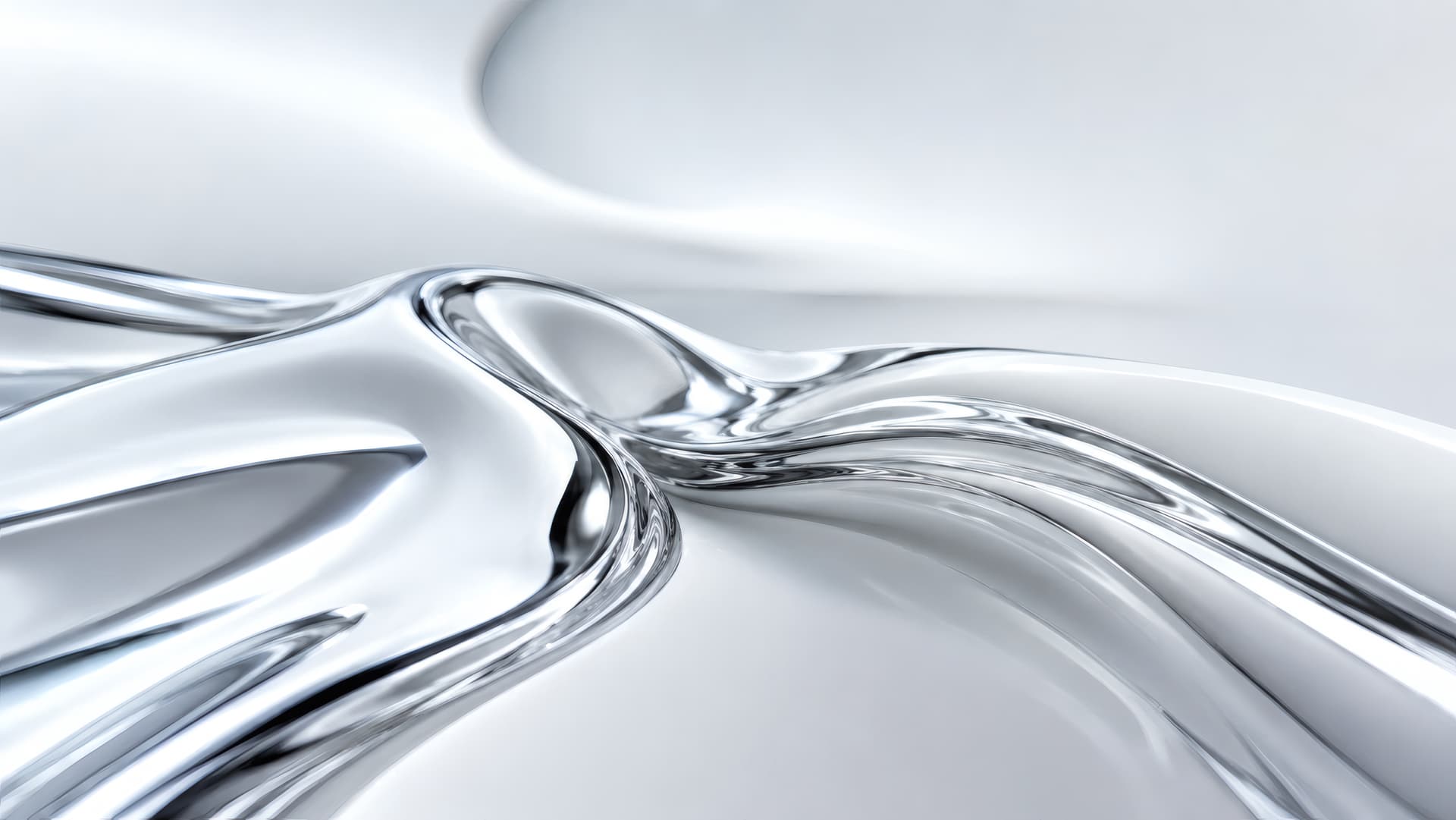 Liquid Silver Waves wallpaper preview
