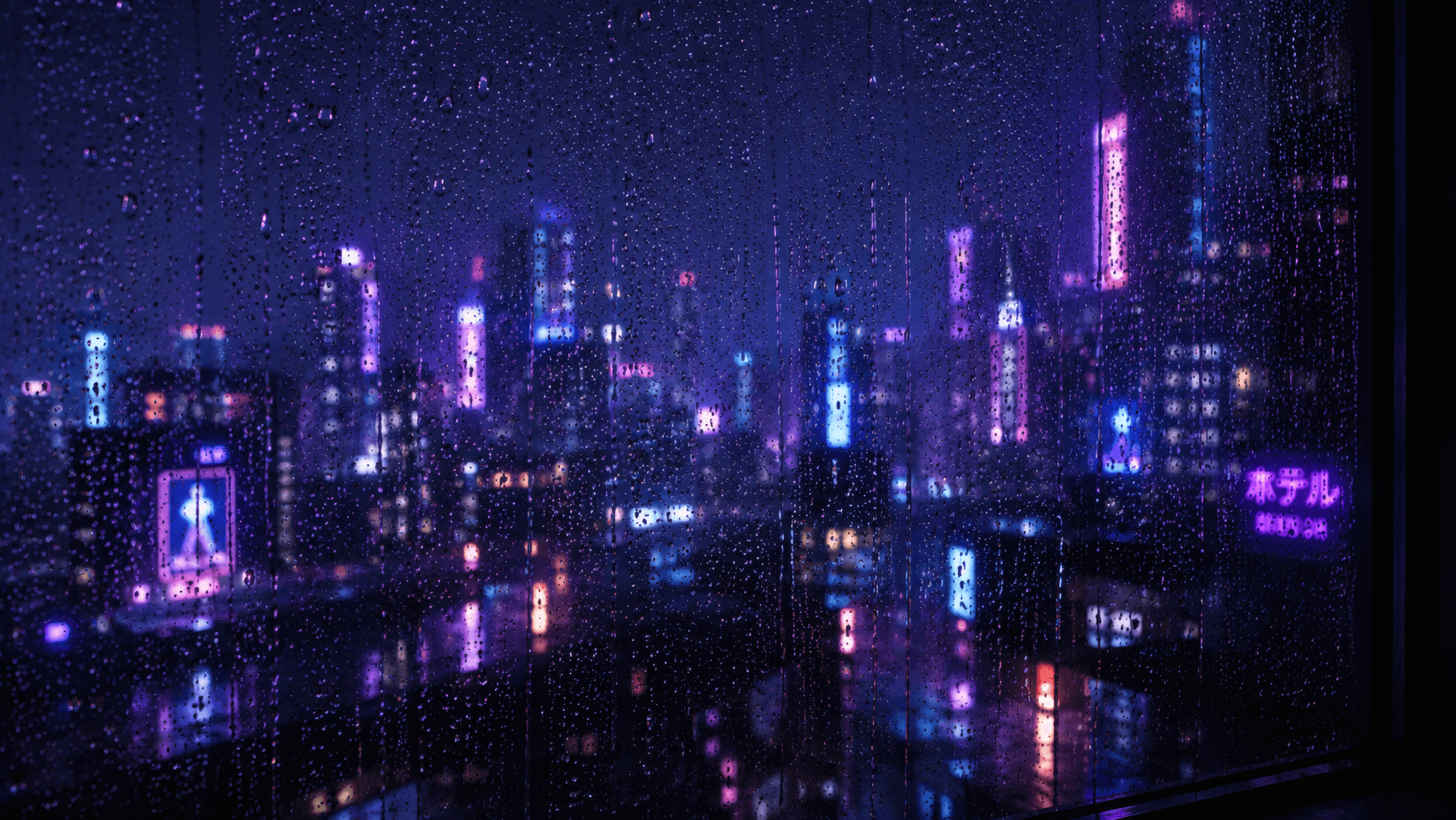 Violet Velocity: The Cyber-Highway Junction wallpaper preview