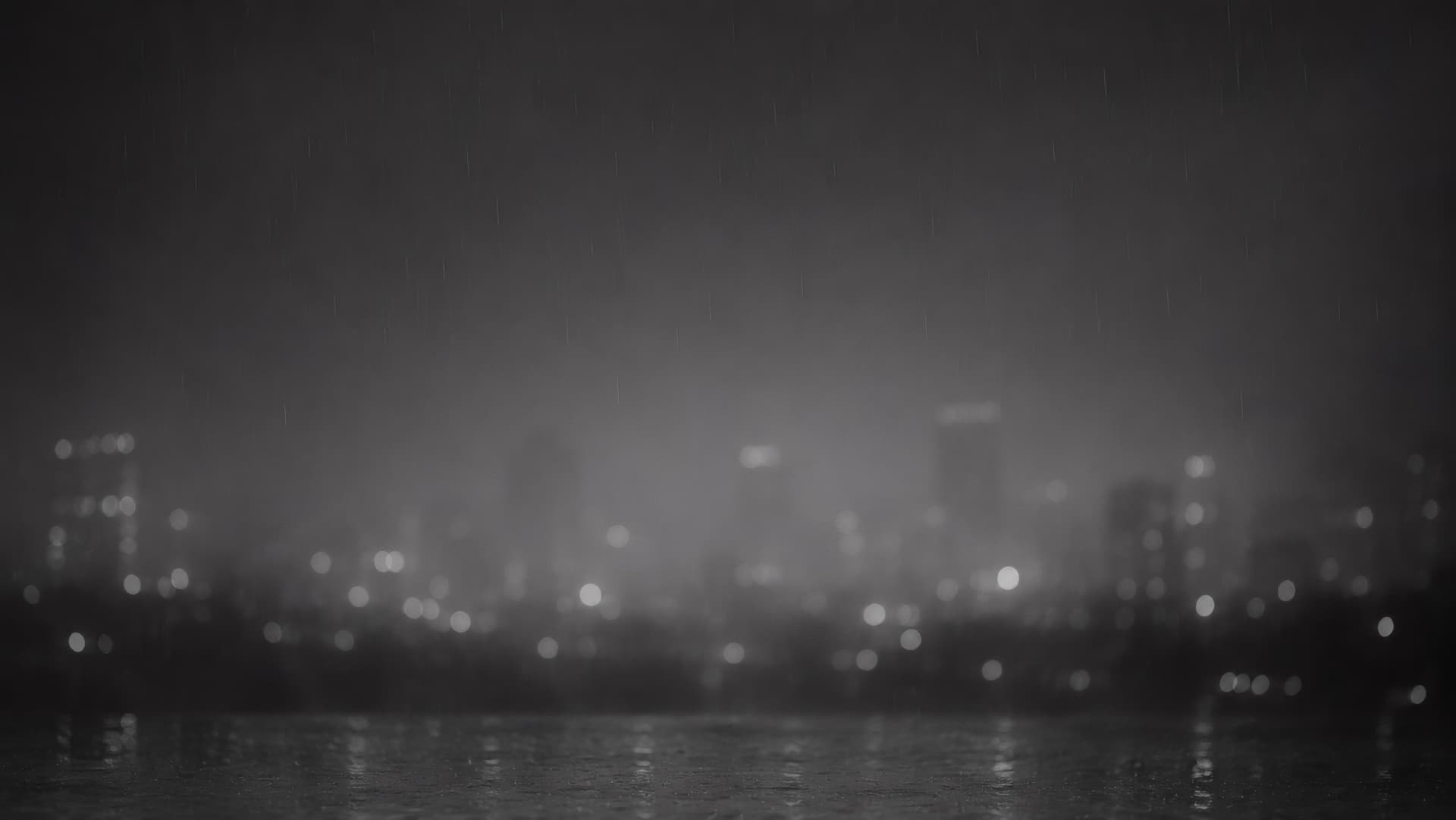 Rainy City Lights wallpaper preview