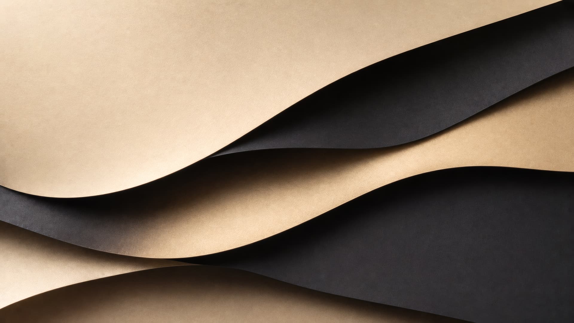 Luxurious Gold Waves wallpaper preview
