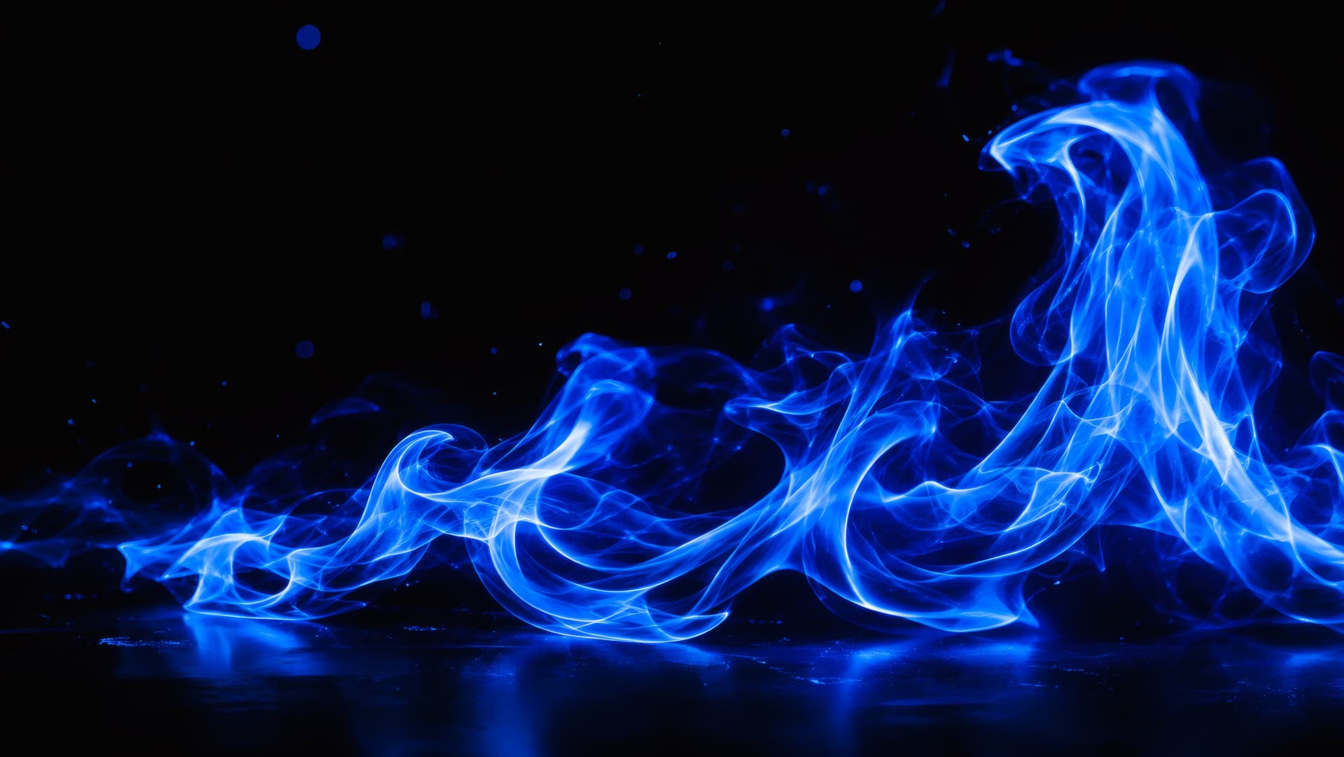 Electric Blue Inferno wallpaper preview