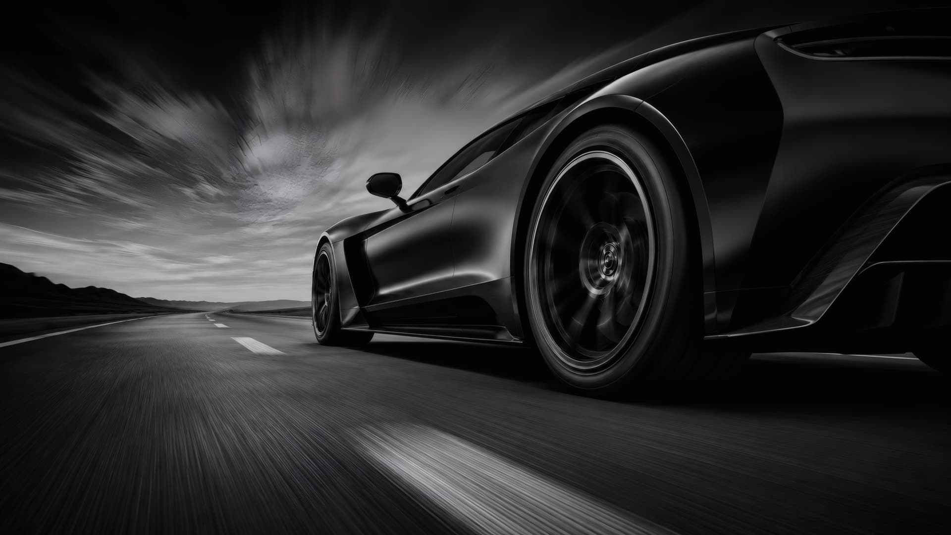 Monochrome Speed wallpaper preview