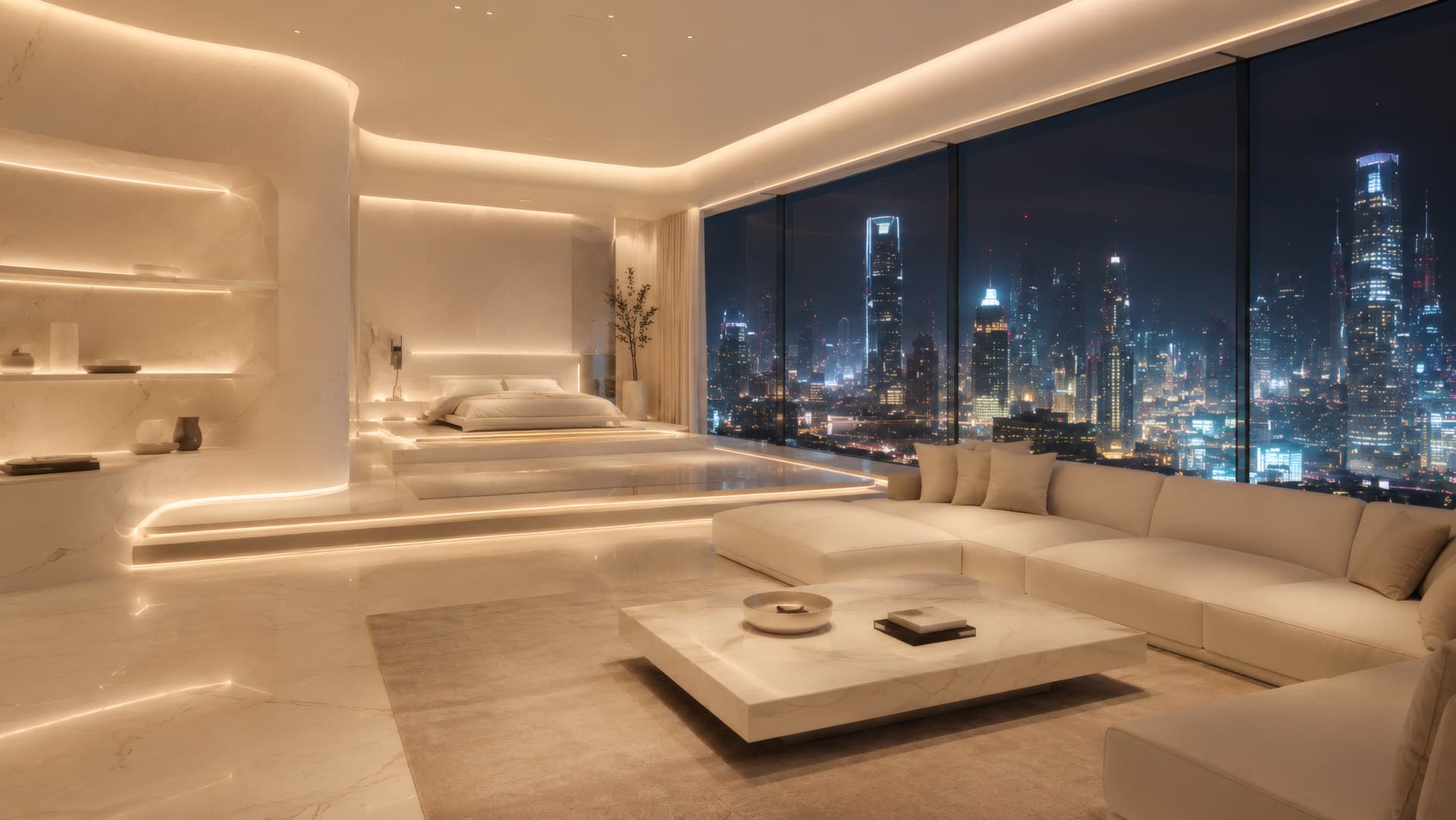 Luxury Penthouse Oasis wallpaper preview