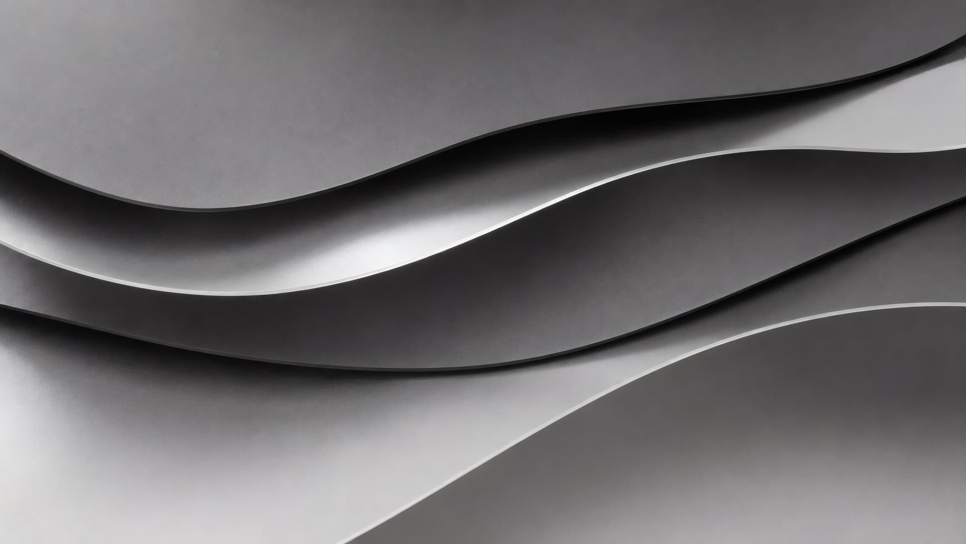 Metallic Silver Waves wallpaper preview