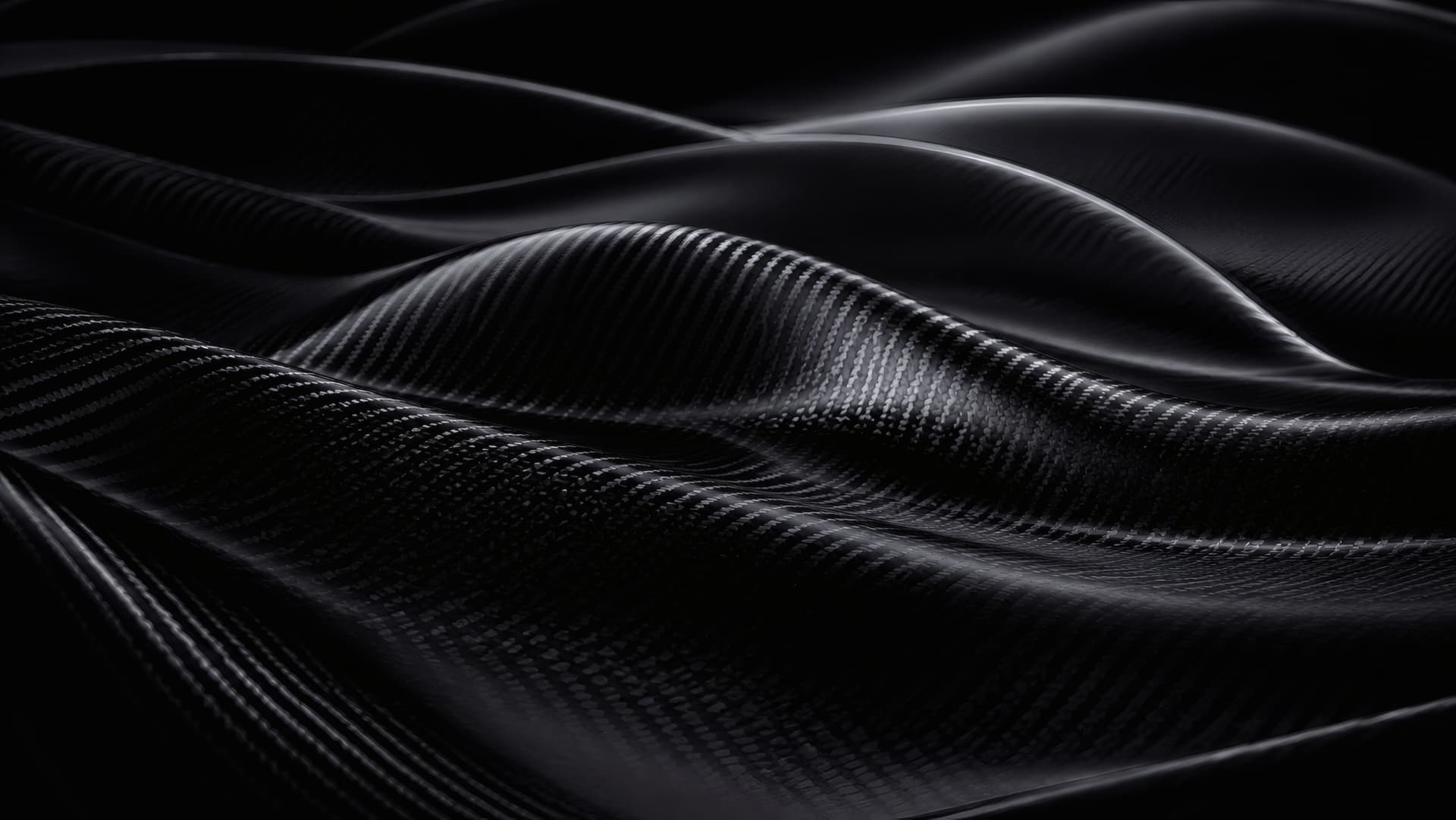 Dark Carbon Waves wallpaper preview