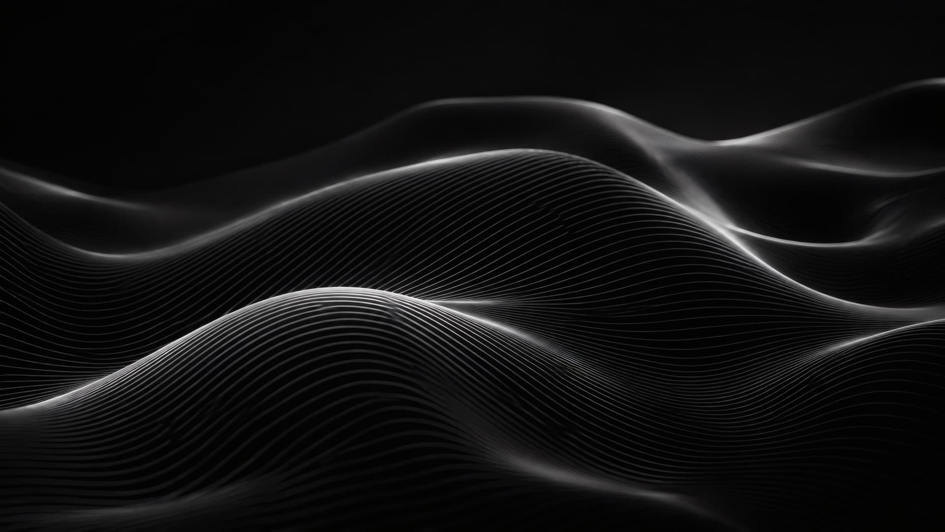 Dark Monolithic Waves wallpaper preview