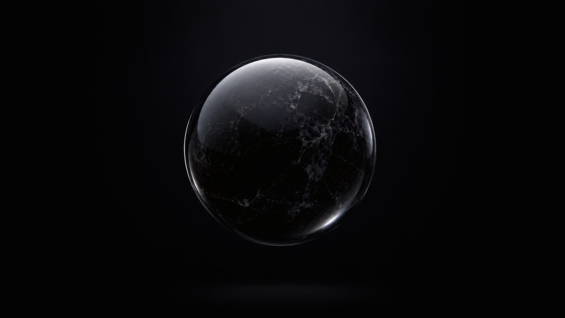 Dark Marble Orb wallpaper preview