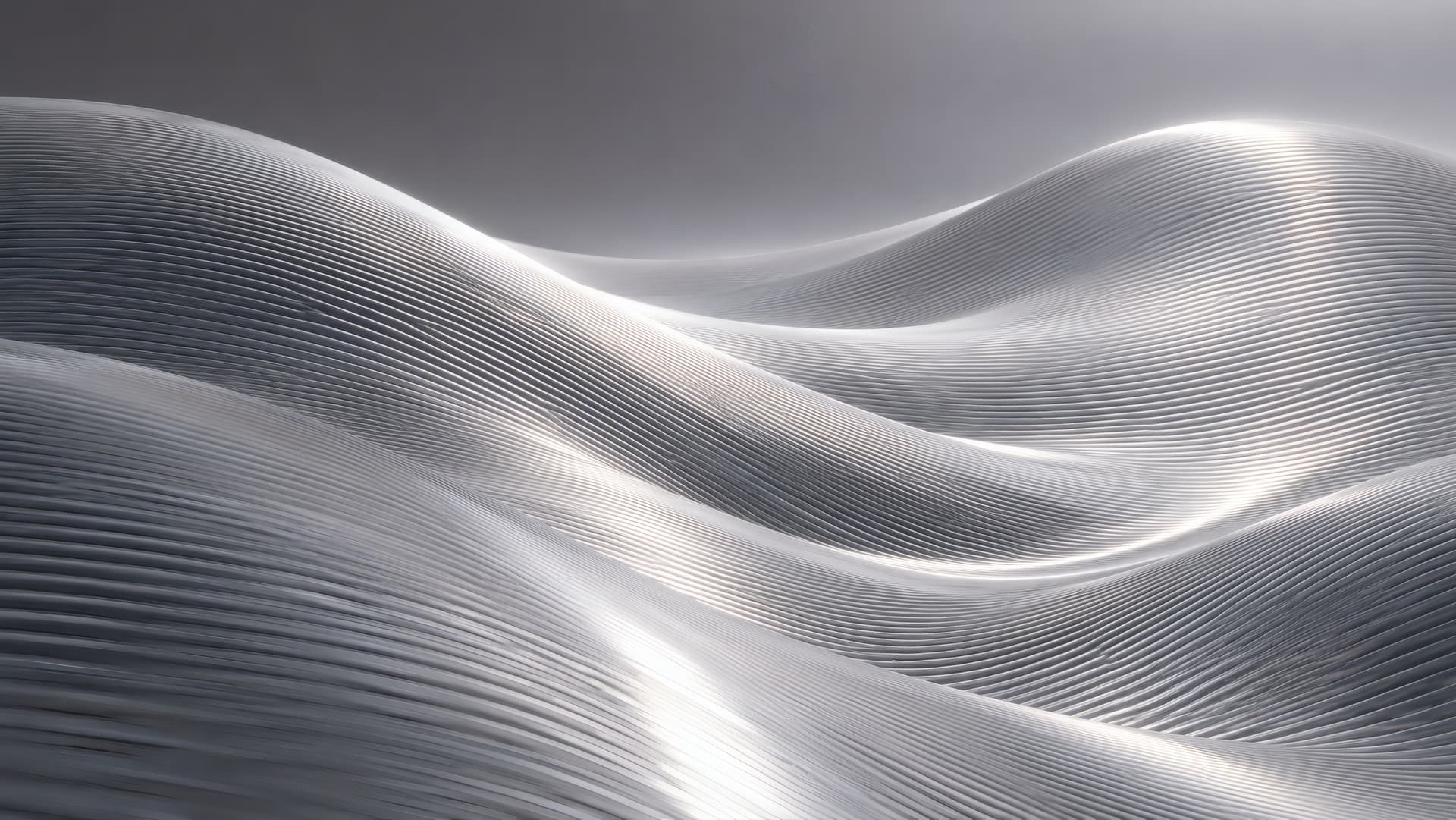 Platinum Metallic Waves wallpaper preview