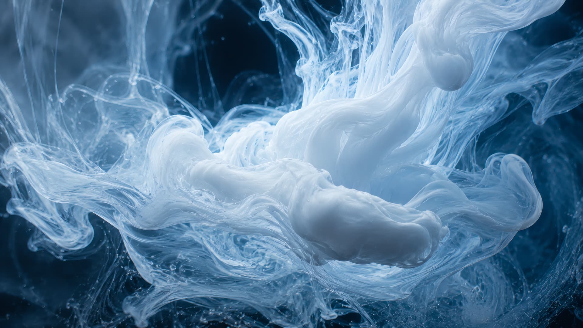 Blue Misty Flow wallpaper preview