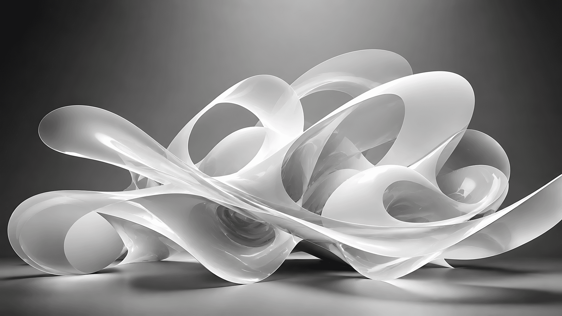 The Cyber-Fluid Sculpture wallpaper preview
