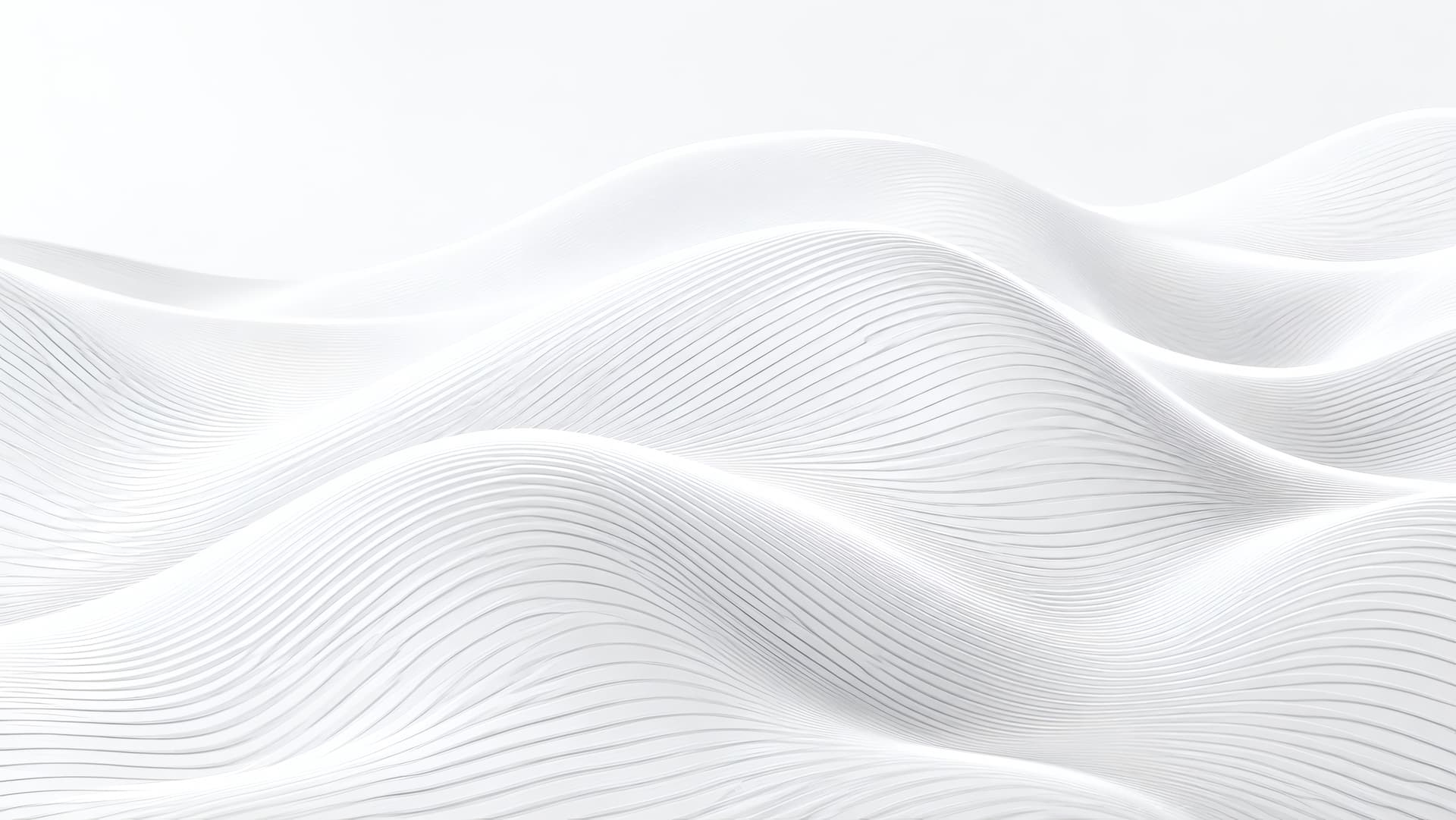 Pure White Waves wallpaper preview