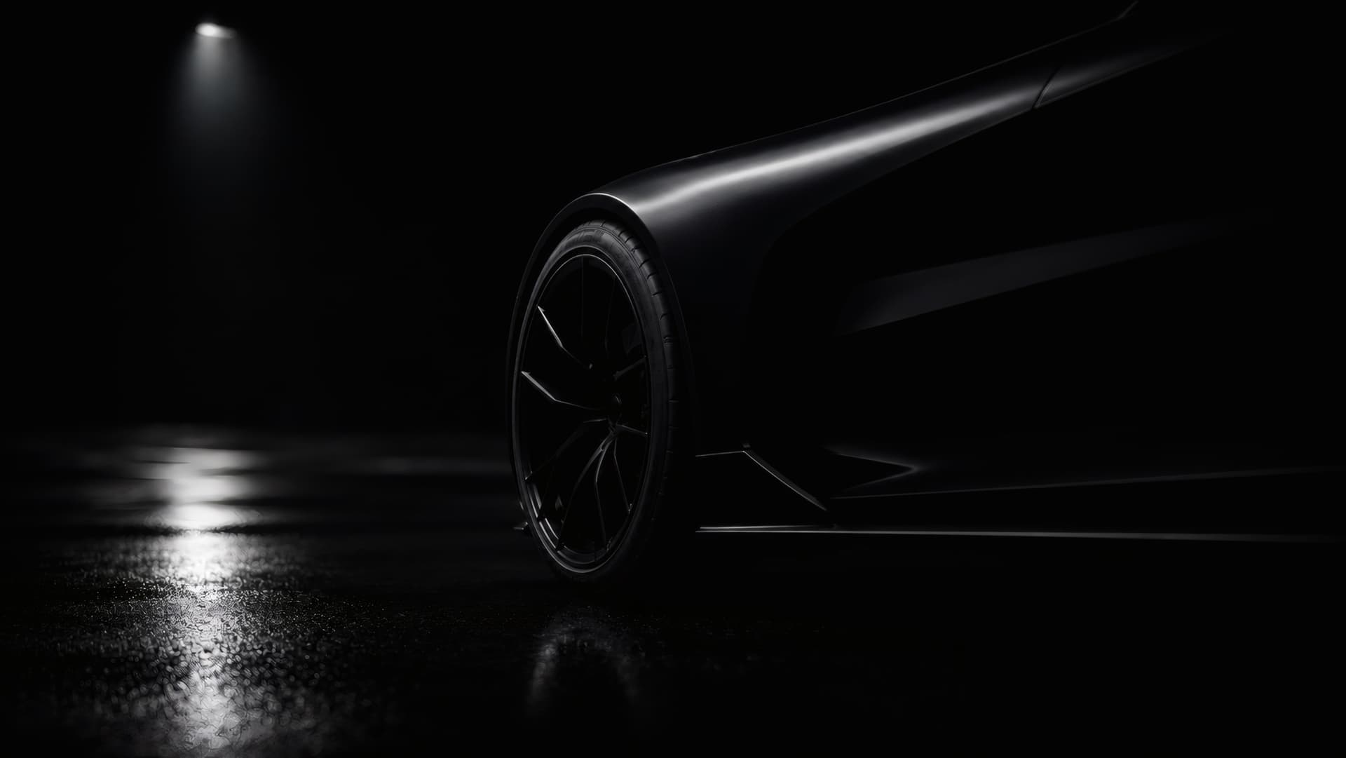 Midnight Supercar Silhouette wallpaper preview