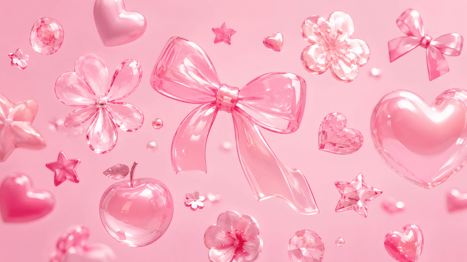 Pink Crystal Reverie wallpaper preview